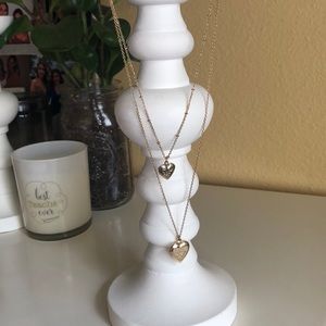 Heart shaped double locket